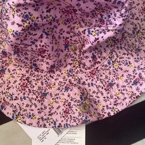 NWT GANNI Pink Nectar Floral Print Bucket Sun Hat Ganni Floral Bucket Hat In Pink In Pink Nectar - 41% Off  main image 2